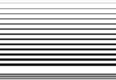 Halftone random horizontal straight parallel lines, stripes pattern and background. Lines vector illustrations. Streaks, strips, hatching and pinstripes element. Liny, lined, striped vector clipart