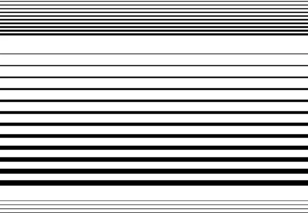 Halftone Random Horizontal Straight Parallel Lines Stripes Pattern Background Lines — Stock Vector