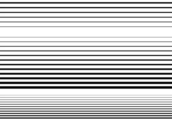 Halftone Random Horizontal Straight Parallel Lines Stripes Pattern Background Lines — Stock Vector