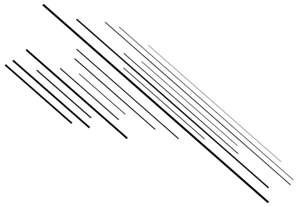 Élément Dynamique Diagonale Lignes Obliques Rayures Obliques Obliques Inclinées Éclatement — Image vectorielle