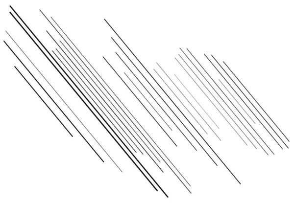 Dynamisch Diagonaal Schuine Lijnen Element Schuine Scheefgetrokken Gekantelde Strepen Barstende — Stockvector