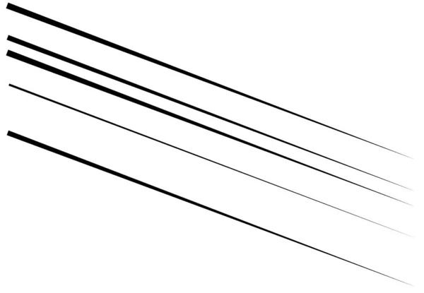 Élément Dynamique Diagonale Lignes Obliques Rayures Obliques Obliques Inclinées Éclatement — Image vectorielle