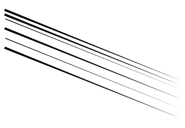 Élément Dynamique Diagonale Lignes Obliques Rayures Obliques Obliques Inclinées Éclatement — Image vectorielle