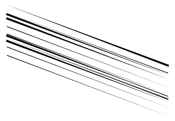 Élément Dynamique Diagonale Lignes Obliques Rayures Obliques Obliques Inclinées Éclatement — Image vectorielle