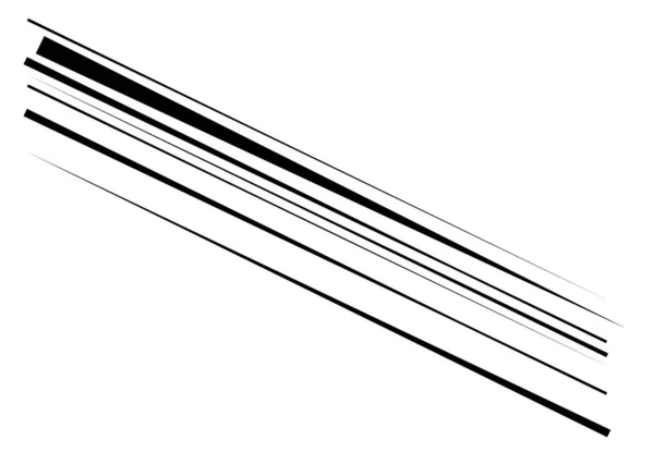 Élément Dynamique Diagonale Lignes Obliques Rayures Obliques Obliques Inclinées Éclatement — Image vectorielle