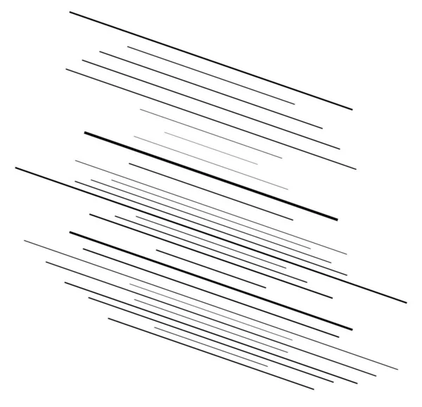 Dynamic Diagonal Slanting Lines Element Oblique Skew Tilted Stripes Bursting — Stock Vector