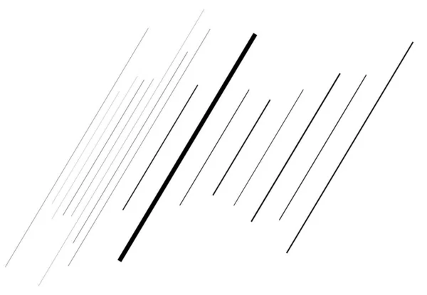 Élément Dynamique Diagonale Lignes Obliques Rayures Obliques Obliques Inclinées Éclatement — Image vectorielle