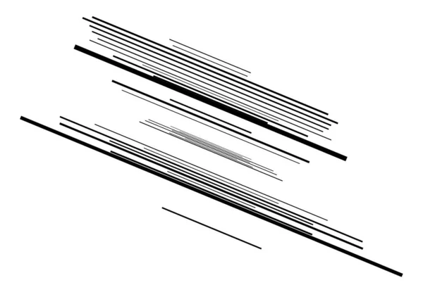 Élément Dynamique Diagonale Lignes Obliques Rayures Obliques Obliques Inclinées Éclatement — Image vectorielle