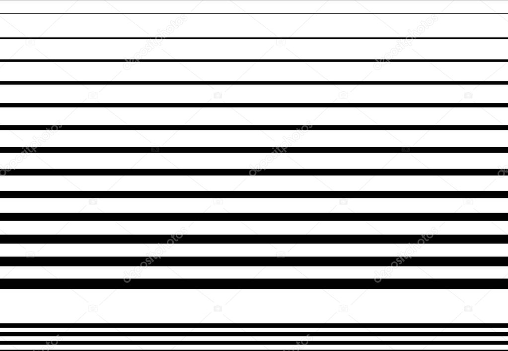 Halftone random horizontal straight parallel lines, stripes pattern and background. Lines vector illustrations. Streaks, strips, hatching and pinstripes element. Liny, lined, striped vector