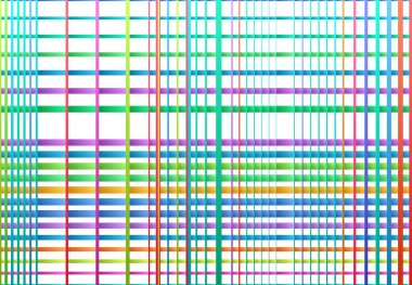 Örgü, ızgara, üst üste bindirme, kesişme, ince ve kalın çizgiler. Vektör illüstrasyonu