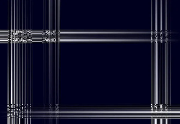 Graustufenmosaik Tessellationsnetz Gitter Gitter Aus Sich Überschneidenden Geraden Parallelen Linien — Stockvektor