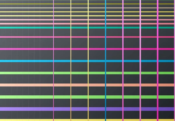 Случайные Цветные Сетки Сетки Решетки Решетки Пересекающихся Прямых Линий Абстрактный — стоковый вектор