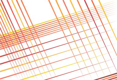 Belirsiz, çapraz eğri ve çapraz ızgara, örgü ya da kafes, ızgara, çardak renkli, çok renkli soyut çizim, arka plan. Vektör