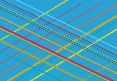 Renkli köşegen, eğri, eğimli ızgara, ağ, kafes veya ızgara, sarmallı soyut vektör çizimi, dikdörtgen biçiminde arkaplan