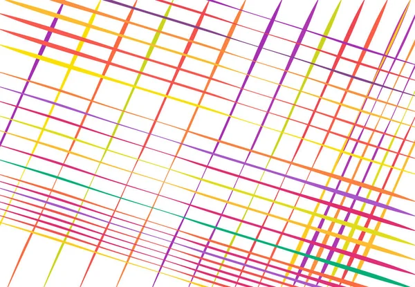 Cuadrícula Oblicua Diagonal Sesgada Transversal Malla Celosía Parrilla Enrejado Colorido — Archivo Imágenes Vectoriales