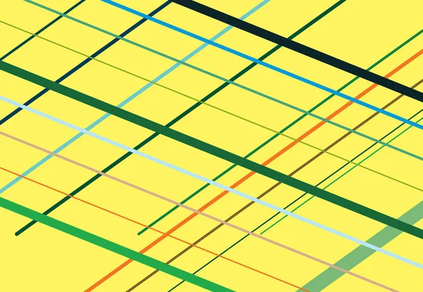 Flerfärgad Diagonal Sneda Och Sneda Tvärgående Rutnät Mesh Abstrakt Geometrisk — Stock vektor
