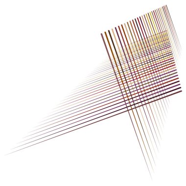 Rastgele çizgiler ve çizgiler ızgarası, soyut retiküler ağ, matris, dizi renkli desen, doku ve tasarım ögesi