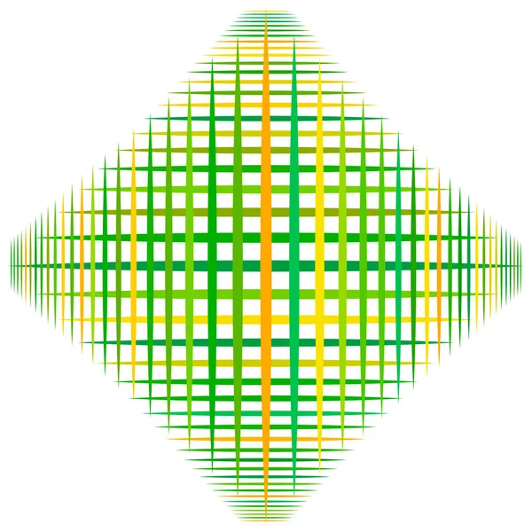 Grille Lignes Rayures Aléatoires Maille Abstraite Réticulaire Matrice Motif Coloré — Image vectorielle