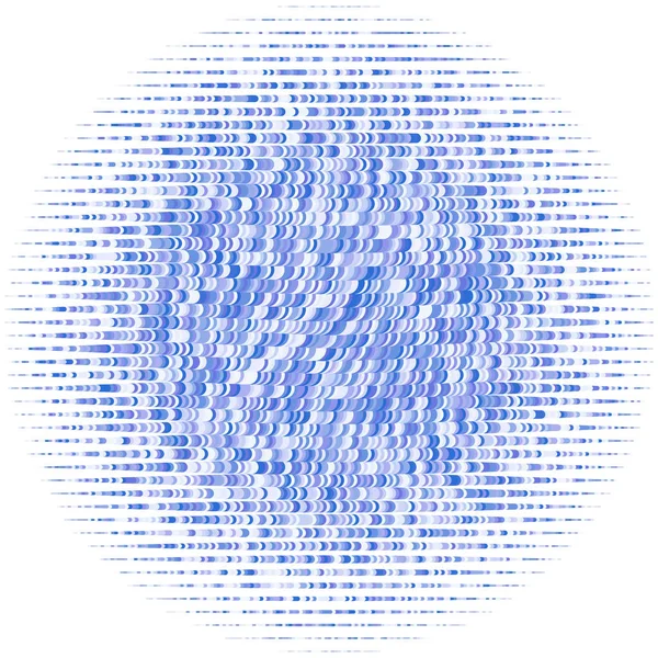 Estructura Elemento Círculo Geométrico Abstracto Hecho Pequeñas Piezas Línea Círculo — Vector de stock