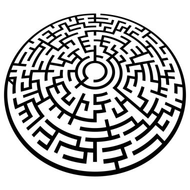 Çözülebilir 3D labirent, labirent, bulmaca oyunu çizimi