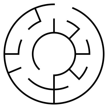 Çözülebilir 3D labirent, labirent, bulmaca oyunu çizimi