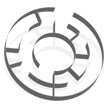 Çözülebilir 3 boyutlu labirentler, labirentler. Bulmaca, zeka oyunu