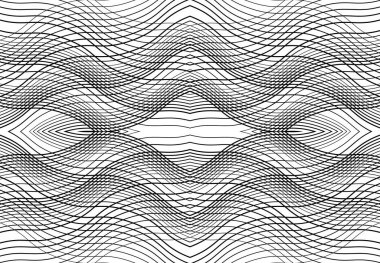 Tekrarlanabilir ve fayanslanabilir ızgara, zig-zag ağı, çapraz çapraz ve dalgalı birleşme, iç içe geçme ve iç içe geçme çizgileri. soyut kafes ve ızgara, ızgara ve ağ dokusu, desen ve arkaplan