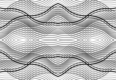 Tekrarlanabilir ve fayanslanabilir ızgara, zig-zag ağı, çapraz çapraz ve dalgalı birleşme, iç içe geçme ve iç içe geçme çizgileri. soyut kafes ve ızgara, ızgara ve ağ dokusu, desen ve arkaplan