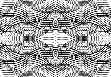 Tekrarlanabilir ve fayanslanabilir ızgara, zig-zag ağı, çapraz çapraz ve dalgalı birleşme, iç içe geçme ve iç içe geçme çizgileri. soyut kafes ve ızgara, ızgara ve ağ dokusu, desen ve arkaplan