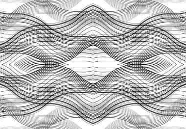 Tekrarlanabilir ve fayanslanabilir ızgara, zig-zag ağı, çapraz çapraz ve dalgalı birleşme, iç içe geçme ve iç içe geçme çizgileri. soyut kafes ve ızgara, ızgara ve ağ dokusu, desen ve arkaplan