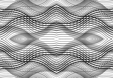 Tekrarlanabilir ve fayanslanabilir ızgara, zig-zag ağı, çapraz çapraz ve dalgalı birleşme, iç içe geçme ve iç içe geçme çizgileri. soyut kafes ve ızgara, ızgara ve ağ dokusu, desen ve arkaplan