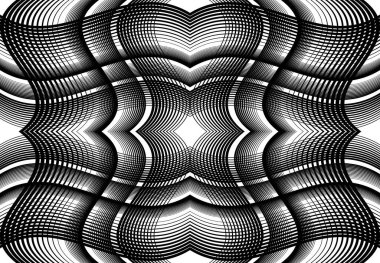 Tekrarlanabilir ve fayanslanabilir ızgara, zig-zag ağı, çapraz çapraz ve dalgalı birleşme, iç içe geçme ve iç içe geçme çizgileri. soyut kafes ve ızgara, ızgara ve ağ dokusu, desen ve arkaplan