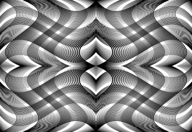 Tekrarlanabilir ve fayanslanabilir ızgara, zig-zag ağı, çapraz çapraz ve dalgalı birleşme, iç içe geçme ve iç içe geçme çizgileri. soyut kafes ve ızgara, ızgara ve ağ dokusu, desen ve arkaplan