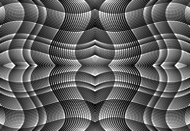 Tekrarlanabilir ve fayanslanabilir ızgara, zig-zag ağı, çapraz çapraz ve dalgalı birleşme, iç içe geçme ve iç içe geçme çizgileri. soyut kafes ve ızgara, ızgara ve ağ dokusu, desen ve arkaplan