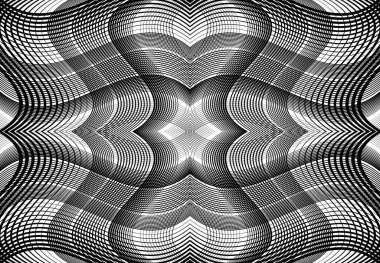 Tekrarlanabilir ve fayanslanabilir ızgara, zig-zag ağı, çapraz çapraz ve dalgalı birleşme, iç içe geçme ve iç içe geçme çizgileri. soyut kafes ve ızgara, ızgara ve ağ dokusu, desen ve arkaplan