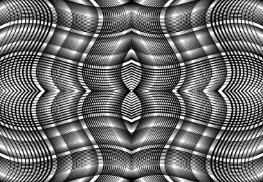 Tekrarlanabilir ve fayanslanabilir ızgara, zig-zag ağı, çapraz çapraz ve dalgalı birleşme, iç içe geçme ve iç içe geçme çizgileri. soyut kafes ve ızgara, ızgara ve ağ dokusu, desen ve arkaplan