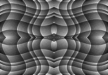 Tekrarlanabilir ve fayanslanabilir ızgara, zig-zag ağı, çapraz çapraz ve dalgalı birleşme, iç içe geçme ve iç içe geçme çizgileri. soyut kafes ve ızgara, ızgara ve ağ dokusu, desen ve arkaplan