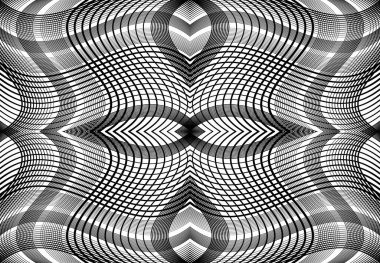 Tekrarlanabilir ve fayanslanabilir ızgara, zig-zag ağı, çapraz çapraz ve dalgalı birleşme, iç içe geçme ve iç içe geçme çizgileri. soyut kafes ve ızgara, ızgara ve ağ dokusu, desen ve arkaplan