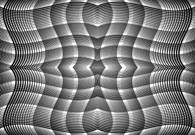 Tekrarlanabilir ve fayanslanabilir ızgara, zig-zag ağı, çapraz çapraz ve dalgalı birleşme, iç içe geçme ve iç içe geçme çizgileri. soyut kafes ve ızgara, ızgara ve ağ dokusu, desen ve arkaplan