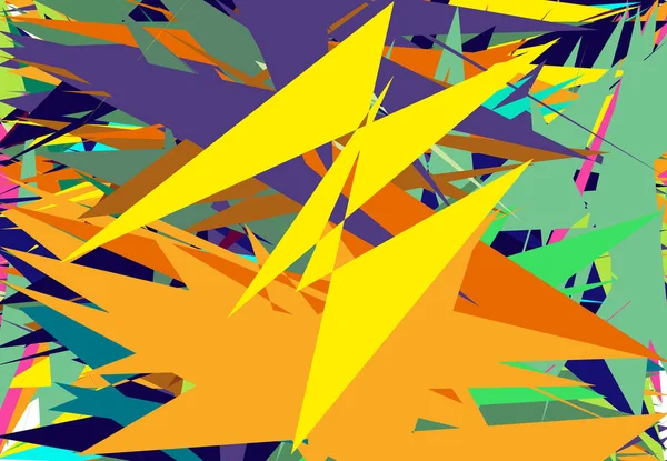 Des Formes Abstraites Colorées Chevauchent Art Géométrique Fond Motif Texture — Image vectorielle