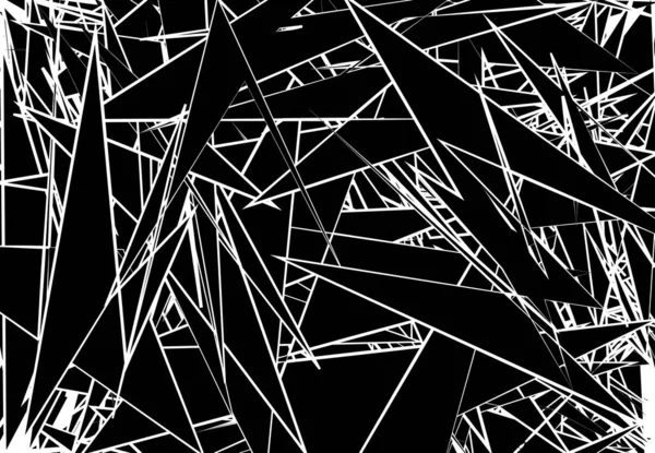 Abstractos Superpuestos Blanco Negro Formas Monocromas Fondo Arte Geométrico Textura — Archivo Imágenes Vectoriales