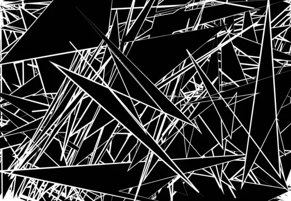 Abstractos Superpuestos Blanco Negro Formas Monocromas Fondo Arte Geométrico Textura — Archivo Imágenes Vectoriales