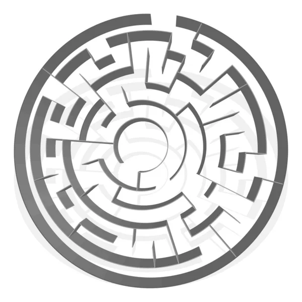 Mazes Solúveis Labirintos Puzzle Jogo Quebra Cabeças — Vetor de Stock