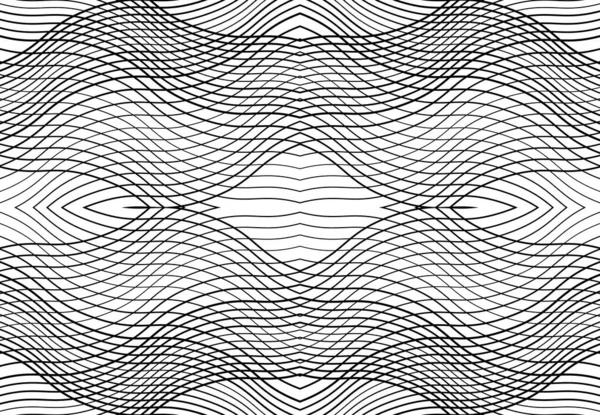 Herhaalbaar Betegelbaar Raster Mazen Van Zig Zag Criss Cross Golvend — Stockvector