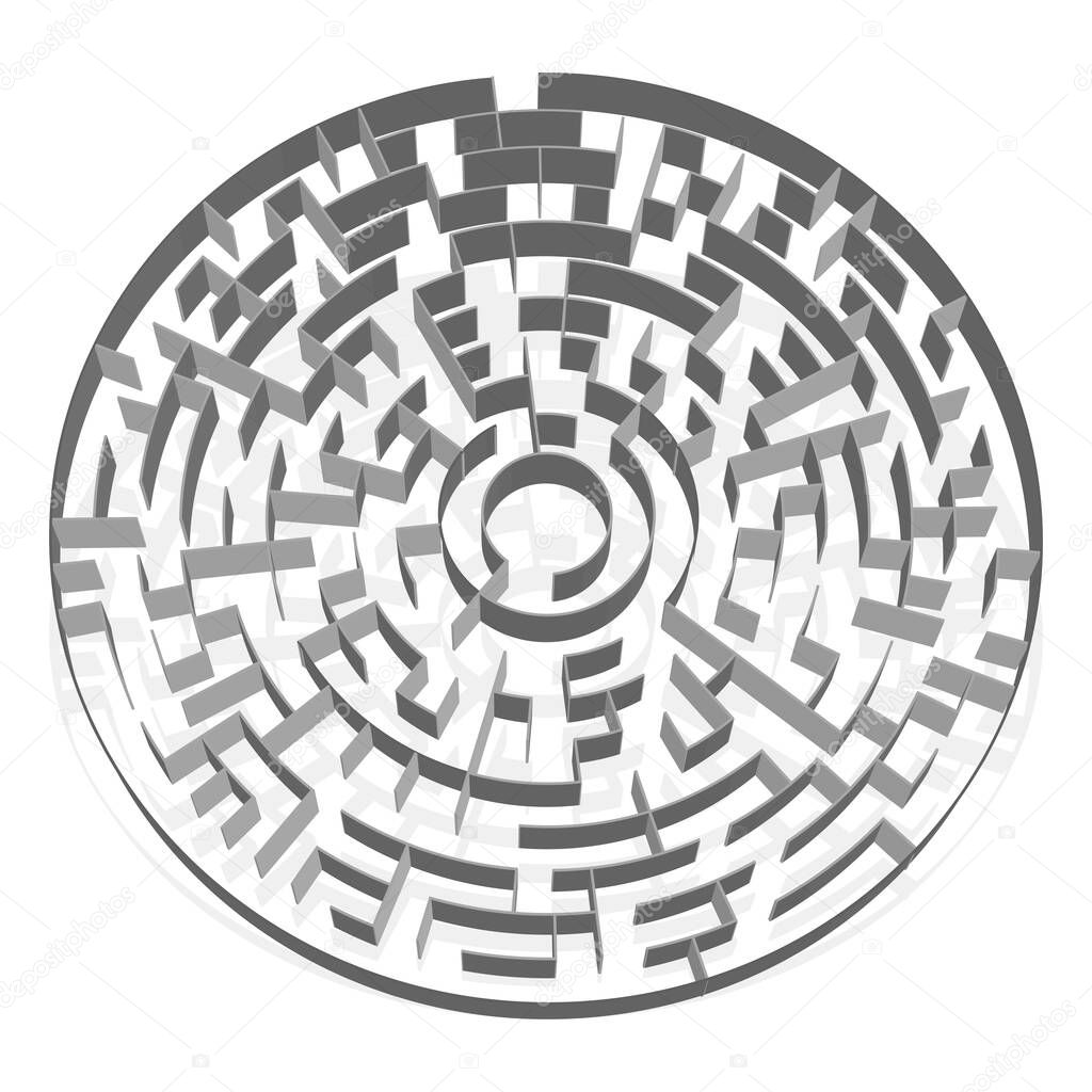 Solvable 3D Mazes, Labyrinths. Puzzle, brain teaser game