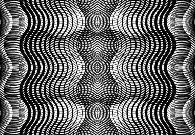 Tekrarlanabilir ve fayanslanabilir ızgara, zig-zag ağı, çapraz çapraz ve dalgalı birleşme, iç içe geçme ve iç içe geçme çizgileri. soyut kafes ve ızgara, ızgara ve ağ dokusu, desen ve arkaplan