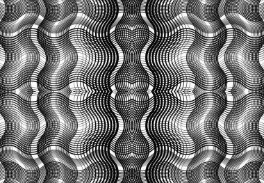 Tekrarlanabilir ve fayanslanabilir ızgara, zig-zag ağı, çapraz çapraz ve dalgalı birleşme, iç içe geçme ve iç içe geçme çizgileri. soyut kafes ve ızgara, ızgara ve ağ dokusu, desen ve arkaplan