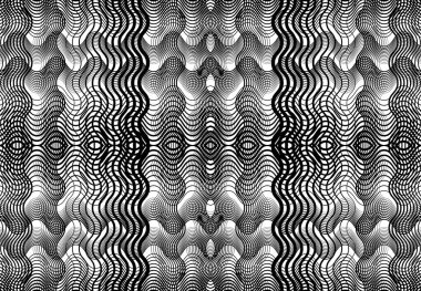 Tekrarlanabilir ve fayanslanabilir ızgara, zig-zag ağı, çapraz çapraz ve dalgalı birleşme, iç içe geçme ve iç içe geçme çizgileri. soyut kafes ve ızgara, ızgara ve ağ dokusu, desen ve arkaplan