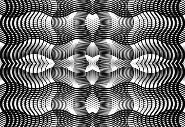 Tekrarlanabilir ve fayanslanabilir ızgara, zig-zag ağı, çapraz çapraz ve dalgalı birleşme, iç içe geçme ve iç içe geçme çizgileri. soyut kafes ve ızgara, ızgara ve ağ dokusu, desen ve arkaplan