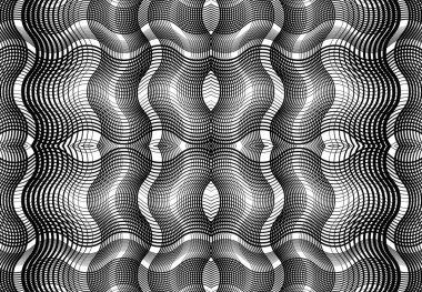 Tekrarlanabilir ve fayanslanabilir ızgara, zig-zag ağı, çapraz çapraz ve dalgalı birleşme, iç içe geçme ve iç içe geçme çizgileri. soyut kafes ve ızgara, ızgara ve ağ dokusu, desen ve arkaplan